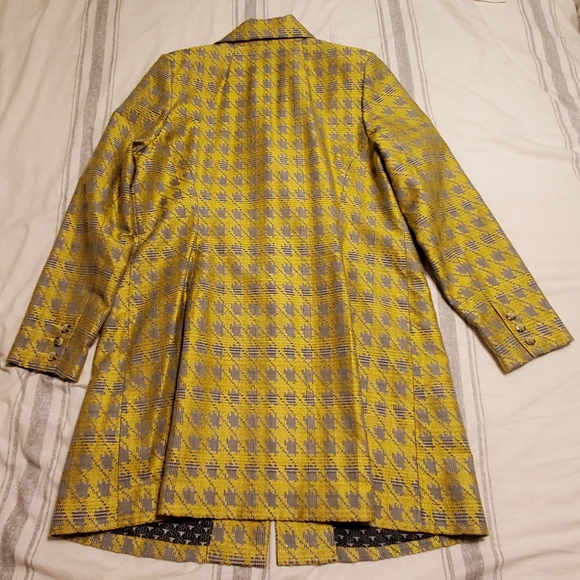 CAbi Yellow and Gray Plaid Blazer - Picture 10 of 13